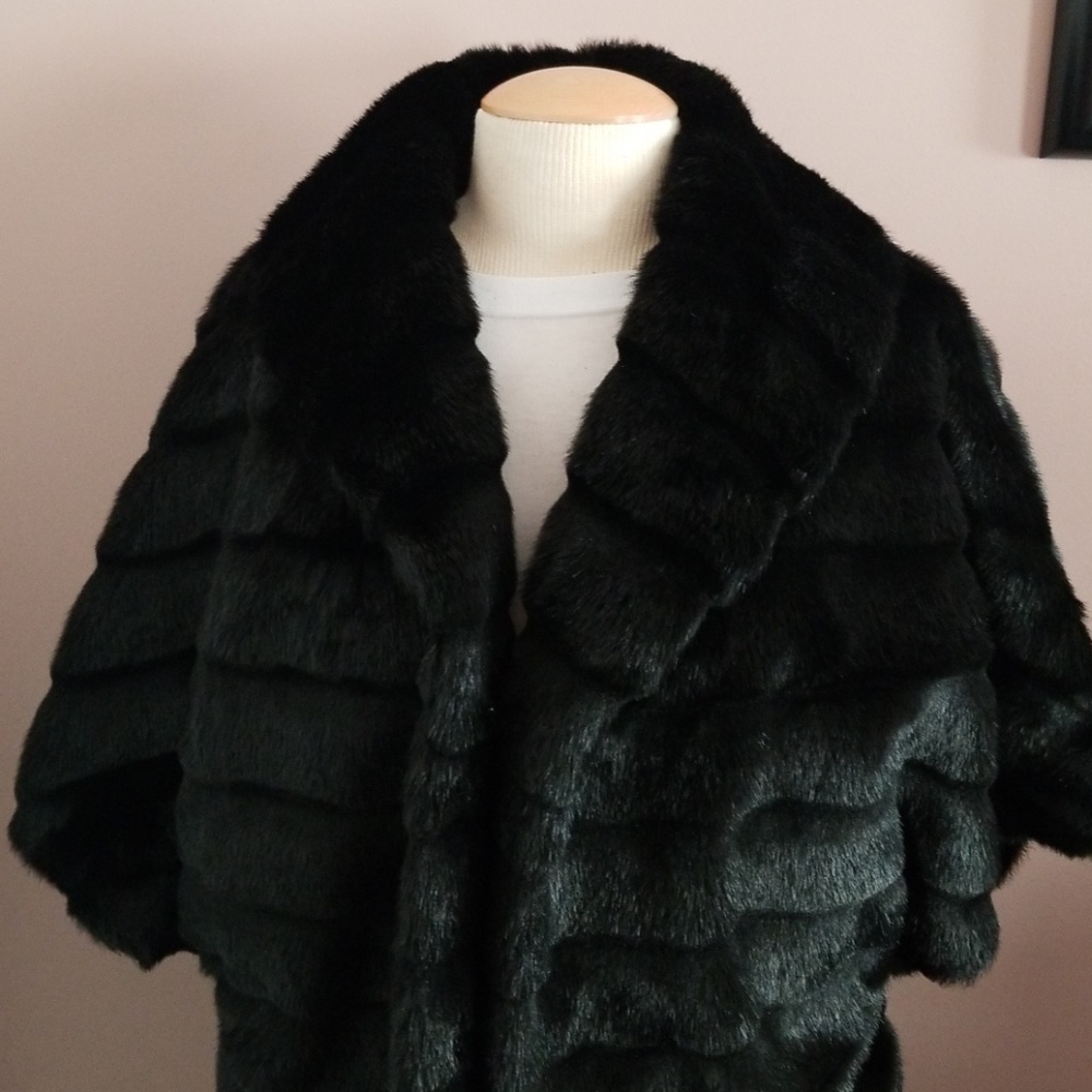 Faux fur jacket